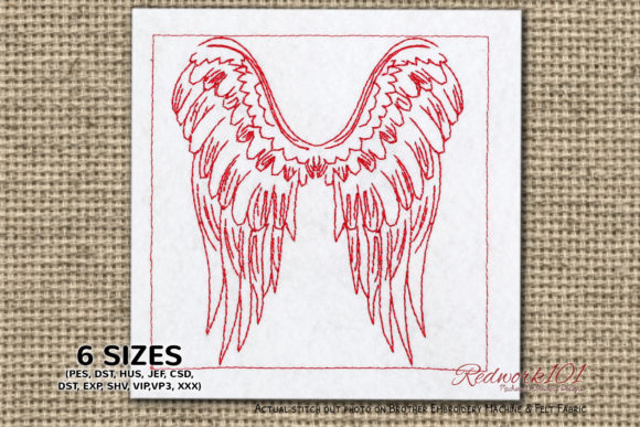 Attractive Angel Wings Embroidery Review