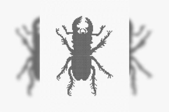 Beatle Silhouette Cross Stitch Review