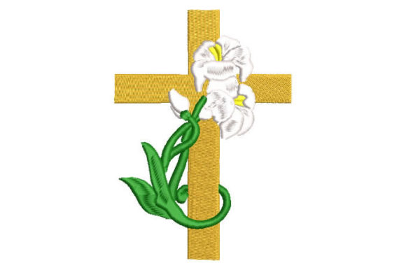 Cross Adorned with Plants