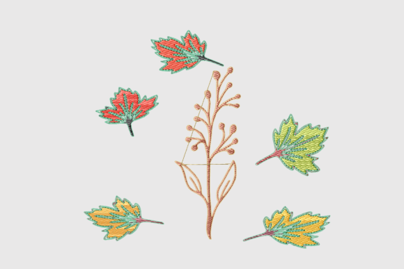Fancy Fall Leaf Embroidery Review