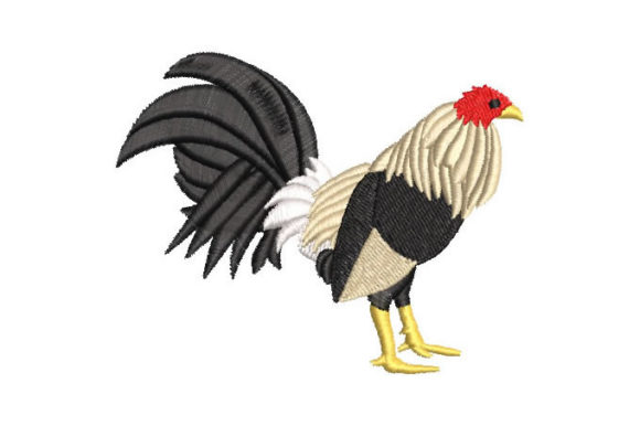 Fighting Rooster Embroidery Design Review