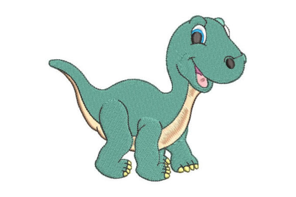 Green Dinosaur Embroidery Review