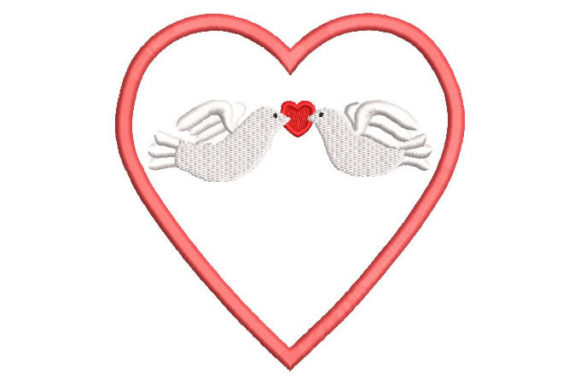 Heart with Doves: A Smart Choice for Small Business Merch