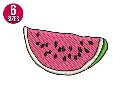 Watermelon: A Fresh and Summery Embroidery Design